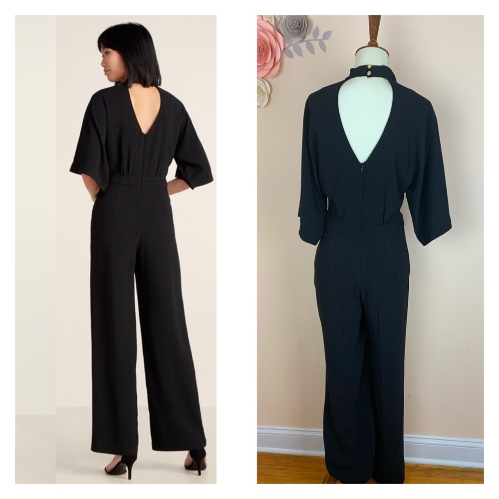 New! TRINA TURK Ambient Open Back Jumpsuit - Picture 7 of 11